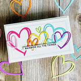 Sketched Hearts Die Set