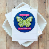 Mini Strips Stamp - Fluttering By