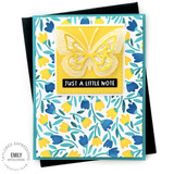 Mini Strips Stamp - Fluttering By