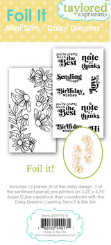 Foil It - Mini Slim Daisy Dreams