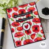 Poppy Fields Layering Stencil