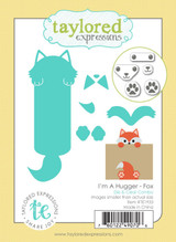 I'm a Hugger - Fox Die & Clear Stamp Combo
