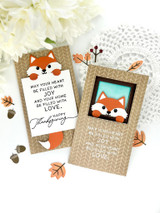 I'm a Hugger - Fox Die & Clear Stamp Combo