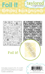 Foil It - Birthday Backgrounds