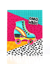 Create-in-Quads - Totally Rad Rollerskate Die