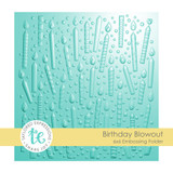 3D Embossing Folder - Birthday Blowout