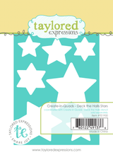 Create-in-Quads - Deck the Halls Stars Cutting Plate Die