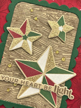 Create-in-Quads - Deck the Halls Stars Cutting Plate Die
