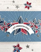 Create-in-Quads - Deck the Halls Stars Cutting Plate Die