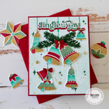 Create-in-Quads - Deck the Halls Bells Cutting Plate Die