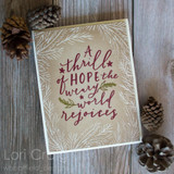 A Thrill of Hope Split Stamp