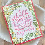 A Thrill of Hope Split Stamp