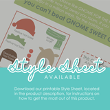 Gnome for the Holidays - Dress Up Die Set