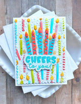 Big Cheers Cling & Clear Stamp Combo