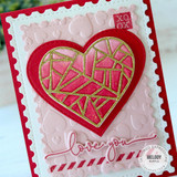 3D Embossing Folder - Lots of Love