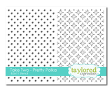 Take Two - Pretty Polka Stencil