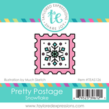 Pretty Postage Stamp - Snowflake