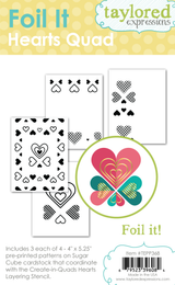 Foil It - Hearts Quad