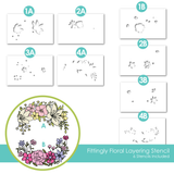 Fittingly Floral Layering Stencil