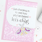 Lush Greenery Background Stamp