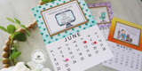 Clipboard Calendar Cards - Office Funnies