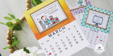 Clipboard Calendar Cards - Office Funnies