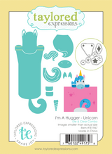 I'm a Hugger - Unicorn Die & Clear Stamp Combo