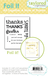 Foil It - All Together A Note of Thanks