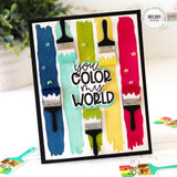 Bold Brushstrokes Layering Stencil