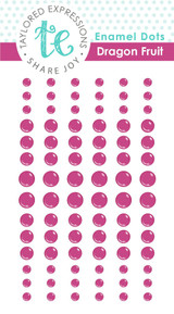 TE Enamel Dots - Dragon Fruit