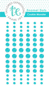 TE Enamel Dots - Cookie Monster