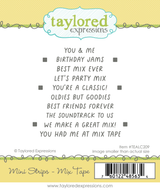 Mini Strips Stamp - Mix Tape