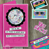 Mini Strips Stamp - Mix Tape
