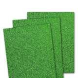 Image of Glitter Cardstock - Dill Pickle which is a color of green.