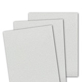 Image of Glitter Cardstock - Sugar Cube which is a white color.