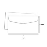 Mini Slim Envelopes - Sugar Cube