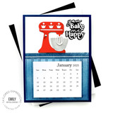 Up Against A Wall Split 6x6 Background Stamp