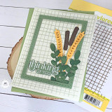 Wonky Grid Background Stamp