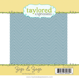 Zigs & Zags 6x6 Background Stamp