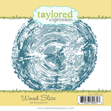 Wood Slice 6x6 Background Stamp