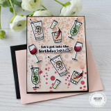 5 O'Clock Somewhere Stamp & Stencil Combo
