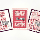 Fluttering Friends Layering Stencil