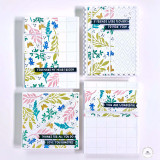 Handmade greeting cards with leaves on them with different thinking of you sentiments on each. Handmade greeting cards with leaves on them with different thinking of you sentiments on each.