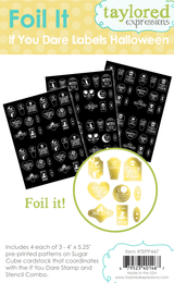 Foil It - If You Dare Labels - Halloween