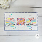 Create-in-Quads Layering Stencil - Celebrate in Style