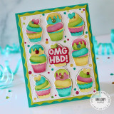 Create-in-Quads Layering Stencil - Celebrate in Style
