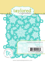 Scattered Holiday Blooms Cutting Plate Die