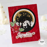 Scattered Holiday Blooms Cutting Plate Die Scattered Holiday Blooms Cutting Plate Die