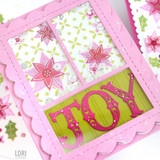 Scattered Holiday Blooms Layering Stencil