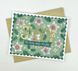 Scattered Holiday Blooms Layering Stencil